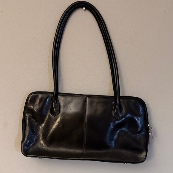 HOBO Black Leather Shoulder Bag - Picture 1 of 7